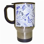 Fathers Day doodle Travel Mug (White)