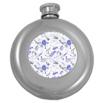 Fathers Day doodle Hip Flask (5 oz)
