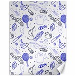 Fathers Day doodle Canvas 12  x 16 