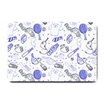 Fathers Day doodle Small Doormat