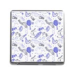Fathers Day doodle Memory Card Reader (Square)