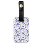 Fathers Day doodle Luggage Tag (one side)
