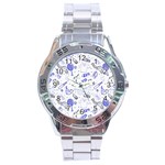 Fathers Day doodle Stainless Steel Analogue Watch