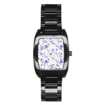 Fathers Day doodle Stainless Steel Barrel Watch