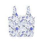 Fathers Day doodle Full Print Recycle Bag (S)