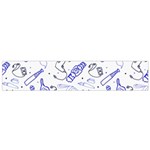 Fathers Day doodle Small Flano Scarf