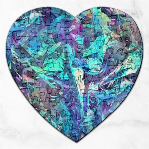 Iridescent Jigsaw Puzzle (Heart) from ArtsNow.com Front