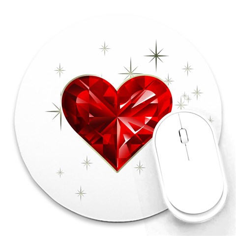 ace02 Round Mousepad from ArtsNow.com Front