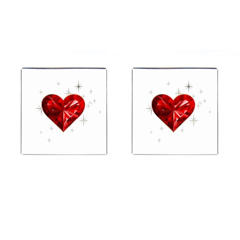 ace02 Cufflinks (Square) from ArtsNow.com Front(Pair)