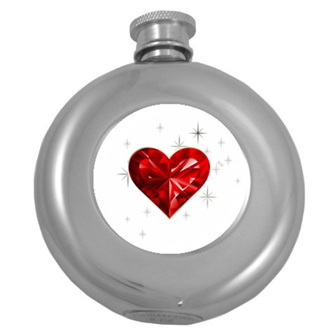 ace02 Hip Flask (5 oz) from ArtsNow.com Front