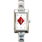 ace03 Rectangular Italian Charm Watch