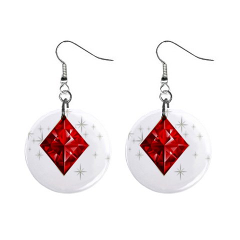 ace03 1  Button Earrings from ArtsNow.com Front