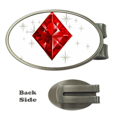 ace03 Money Clip (Oval) from ArtsNow.com Front