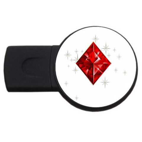 ace03 USB Flash Drive Round (2 GB) from ArtsNow.com Front