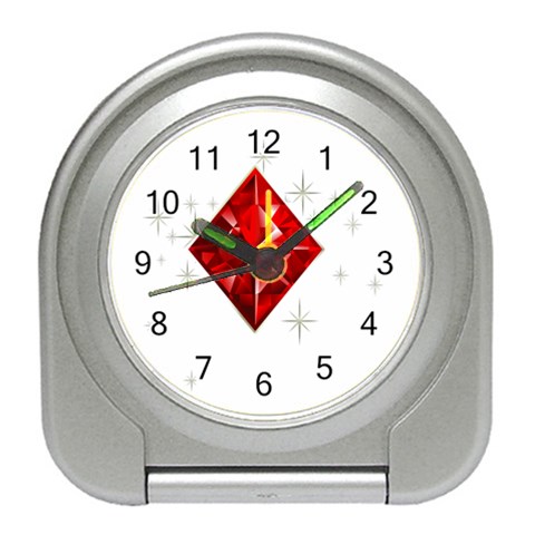 ace03 Travel Alarm Clock from ArtsNow.com Front