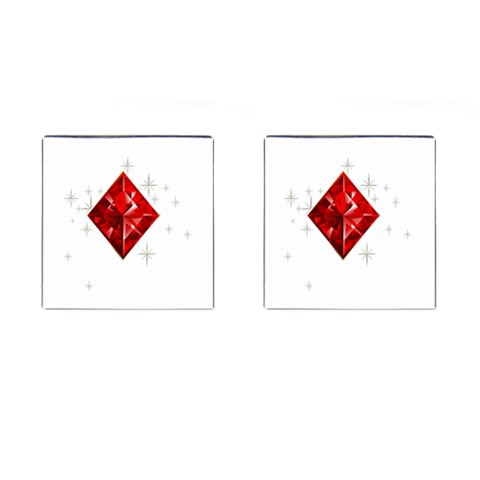 ace03 Cufflinks (Square) from ArtsNow.com Front(Pair)