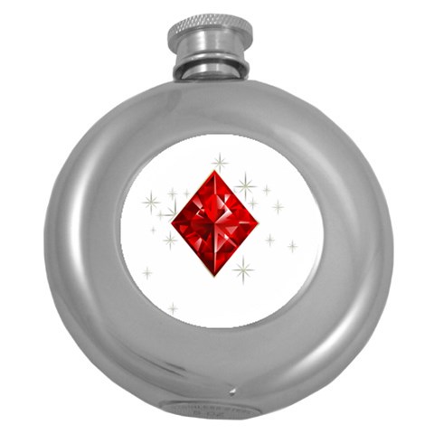 ace03 Hip Flask (5 oz) from ArtsNow.com Front
