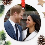 180419153659 Prince Harry Meghan Markle Sunken Garden Ornament (Round)