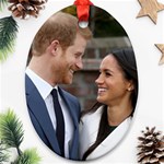 180419153659 Prince Harry Meghan Markle Sunken Garden Ornament (Oval)
