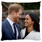 180419153659 Prince Harry Meghan Markle Sunken Garden Large Flano Cushion Case (One Side)
