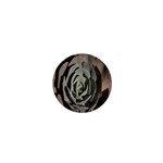 Succulent Green Pink Rosettes 1  Mini Magnets