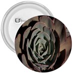 Succulent Green Pink Rosettes 3  Buttons