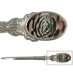 Succulent Green Pink Rosettes Letter Openers
