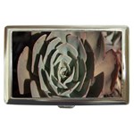 Succulent Green Pink Rosettes Cigarette Money Cases