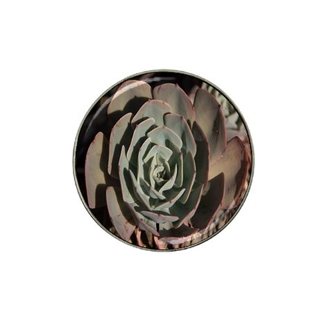 Succulent Green Pink Rosettes Hat Clip Ball Marker (10 pack) from ArtsNow.com Front