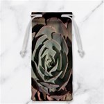 Succulent Green Pink Rosettes Jewelry Bags
