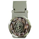 Succulent Green Pink Rosettes Money Clip Watches