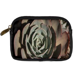 Succulent Green Pink Rosettes Digital Camera Cases from ArtsNow.com Front