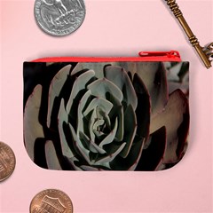 Succulent Green Pink Rosettes Mini Coin Purses from ArtsNow.com Back