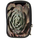 Succulent Green Pink Rosettes Compact Camera Cases