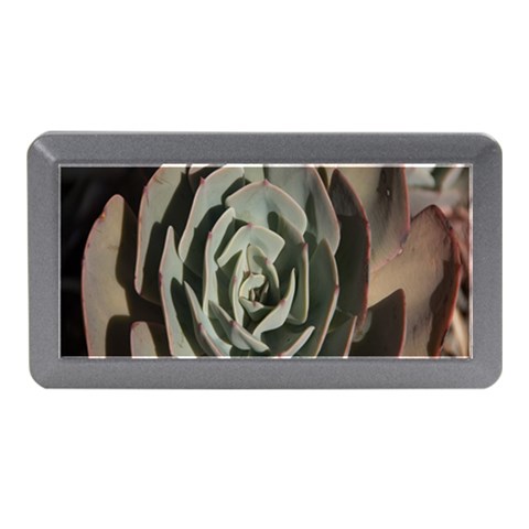 Succulent Green Pink Rosettes Memory Card Reader (Mini) from ArtsNow.com Front