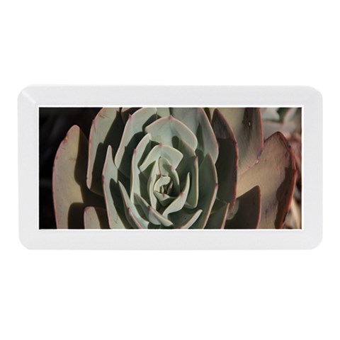 Succulent Green Pink Rosettes Memory Card Reader (Mini) from ArtsNow.com Front