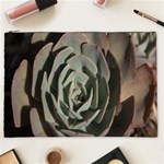 Succulent Green Pink Rosettes Cosmetic Bag (XXL) 