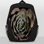 Succulent Green Pink Rosettes Backpack Bag