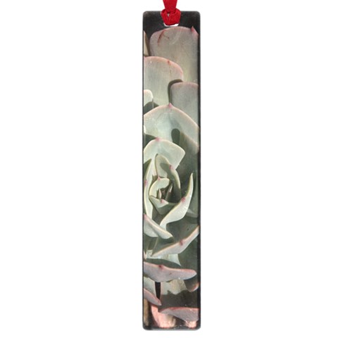 Succulent Green Pink Rosettes Large Book Marks from ArtsNow.com Front