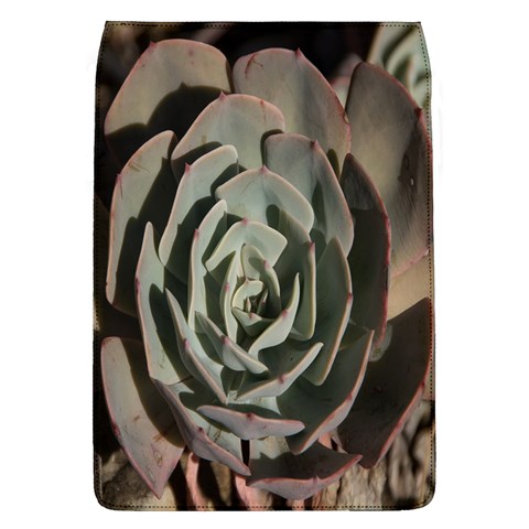 Succulent Green Pink Rosettes Flap Covers (L)  from ArtsNow.com Front
