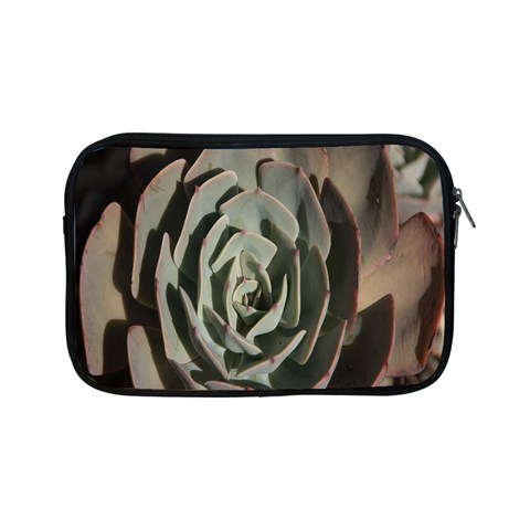 Succulent Green Pink Rosettes Apple iPad Mini Zipper Cases from ArtsNow.com Front