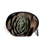 Succulent Green Pink Rosettes Accessory Pouches (Small) 