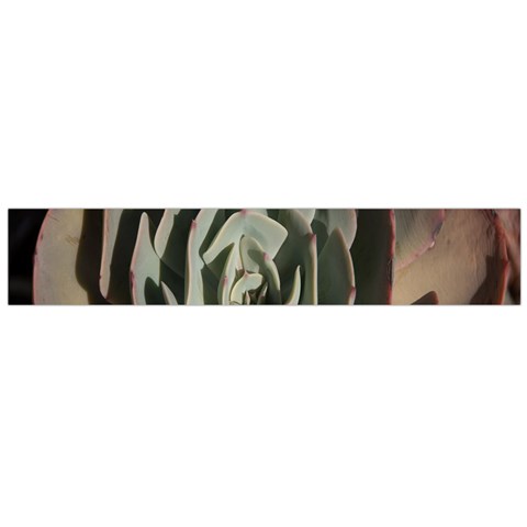 Succulent Green Pink Rosettes Large Flano Scarf  from ArtsNow.com Front