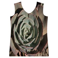 Succulent Green Pink Rosettes Women s Basketball Tank Top from ArtsNow.com Front