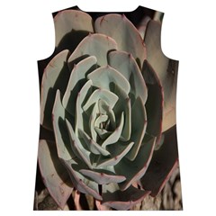 Succulent Green Pink Rosettes Women s Basketball Tank Top from ArtsNow.com Back