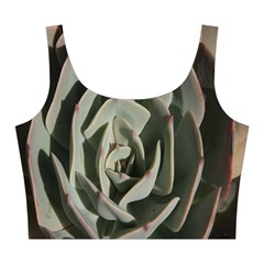 Succulent Green Pink Rosettes Midi Sleeveless Dress from ArtsNow.com Top Back