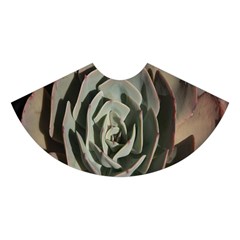 Succulent Green Pink Rosettes Midi Sleeveless Dress from ArtsNow.com Skirt Back