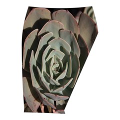 Succulent Green Pink Rosettes Midi Wrap Pencil Skirt from ArtsNow.com  Front Right 
