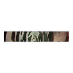 Succulent Green Pink Rosettes Midi Wrap Pencil Skirt from ArtsNow.com Waistband