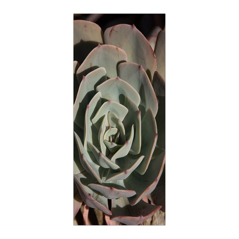 Succulent Green Pink Rosettes Pleated Skirt from ArtsNow.com Front Pleats